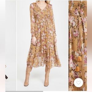 OPT Wick Dress - beautiful fall floral dress🍂🍁🌻